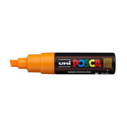 Uni Posca Marker 8.0mm Bold Chisel Bright Yellow PC-8K - Cafe Supply
