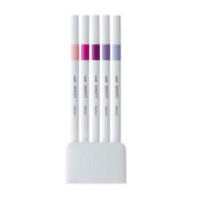 Uni Emott Everfine Fineliners 0.4mm No.7 Assorted 5 Pack - Cafe Supply