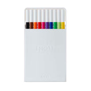 Uni Emott Everfine Fineliners 0.4mm No.1 Assorted 10 Pack - Cafe Supply
