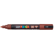 Uni Posca Marker 1.8-2.5mm Med Bullet Cacao Brown PC-5M - Cafe Supply