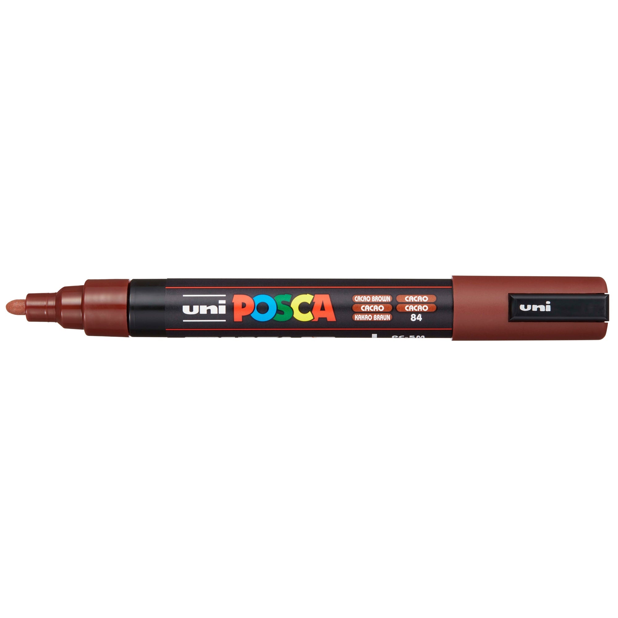Uni Posca Marker 1.8-2.5mm Med Bullet Cacao Brown PC-5M - Cafe Supply