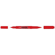 Uni Prockey Marker Dual Tip 0.4/0.9mm Red PM-120 - Cafe Supply