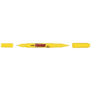 Uni Prockey Marker Dual Tip 0.4/0.9mm Yellow PM-120 - Cafe Supply
