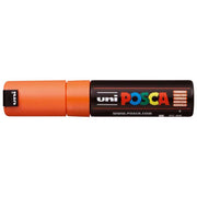 Uni Posca Marker 8.0mm Bold Chisel Orange PC-8K - Cafe Supply
