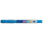 Uni Promark Highlighter 4.0mm Chisel Light Blue USP-105 - Cafe Supply