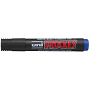 Uni Prockey Marker 5.7mm Chisel Tip Blue PM-126 - Cafe Supply