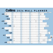Collins Wallplanner Large 700 X990mm Unlaminated Even Year