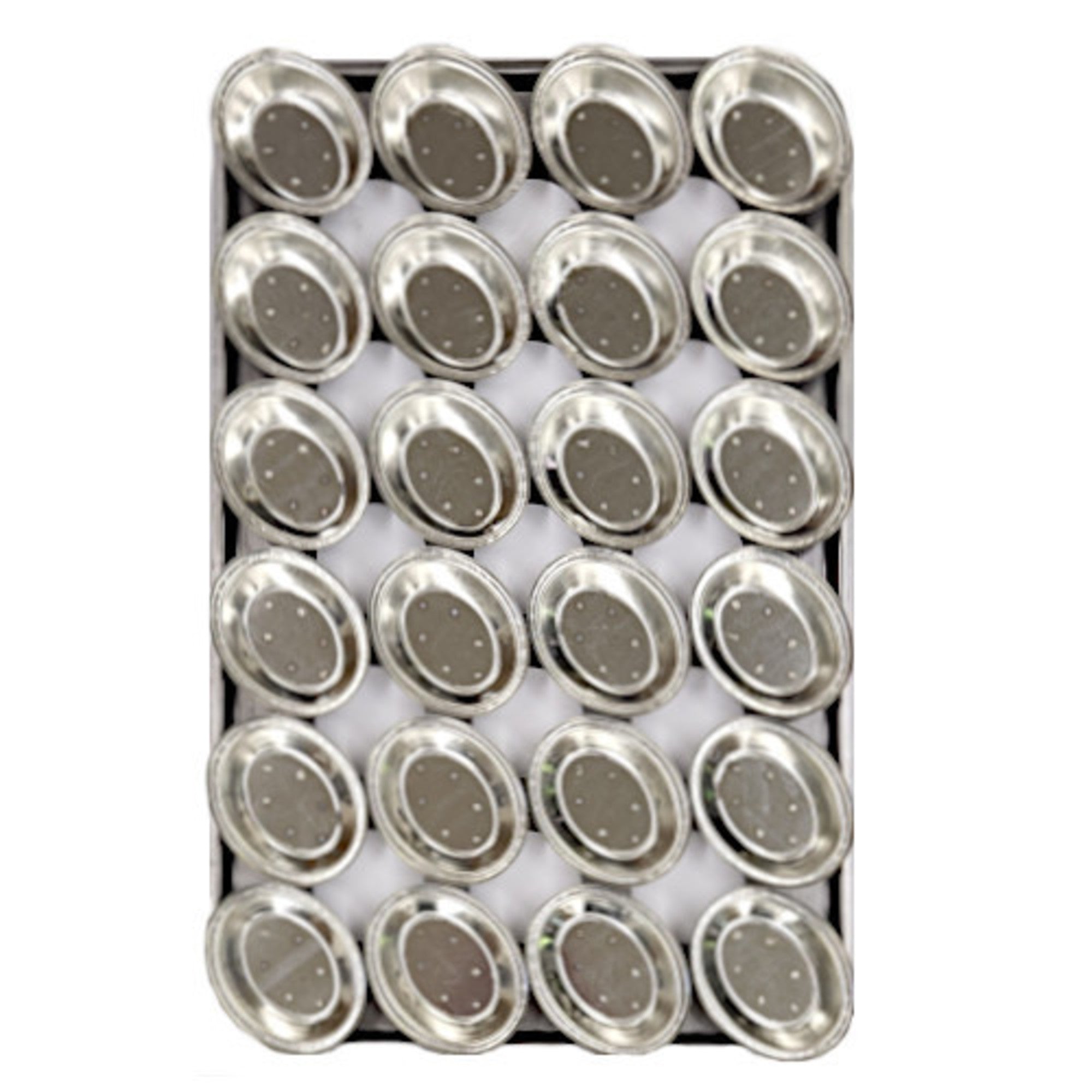 Palletized Pie Tins, (24) x Oval tins, 130x105x29mm, Tray size 720x460mm - Cafe Supply