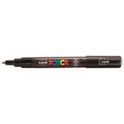 Uni Posca Marker 0.7mm Ultra-Fine Round Tip Black PC-1M - Cafe Supply