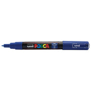 Uni Posca Marker 0.7mm Ultra-Fine Round Tip Blue PC-1M - Cafe Supply