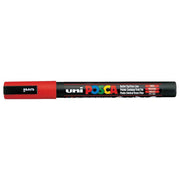 Uni Posca Marker 0.9-1.3mm Fine Red PC-3M - Cafe Supply