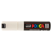 Uni Posca Marker 8.0mm Bold Chisel White PC-8K - Cafe Supply