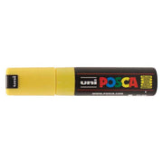 Uni Posca Marker 8.0mm Bold Chisel Yellow PC-8K - Cafe Supply