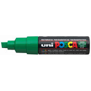 Uni Posca Marker 8.0mm Bold Chisel Green PC-8K - Cafe Supply