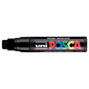 Uni Posca Marker 15.0mm Extra-Broad Chisel Black PC-17K - Cafe Supply
