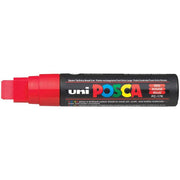 Uni Posca Marker 15.0mm Extra-Broad Chisel Red PC-17K - Cafe Supply