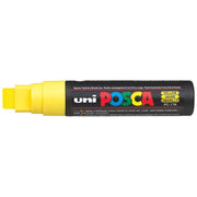Uni Posca Marker 15.0mm Extra-Broad Chisel Yellow PC-17K - Cafe Supply
