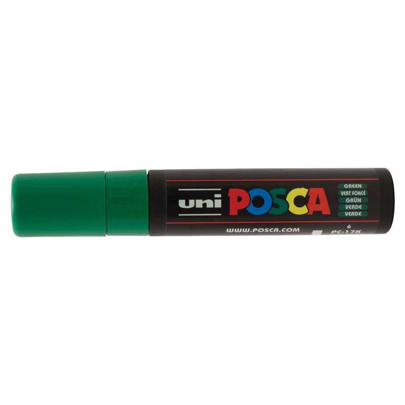 Uni Posca Marker 15.0mm Extra-Broad Chisel Green PC-17K - Cafe Supply