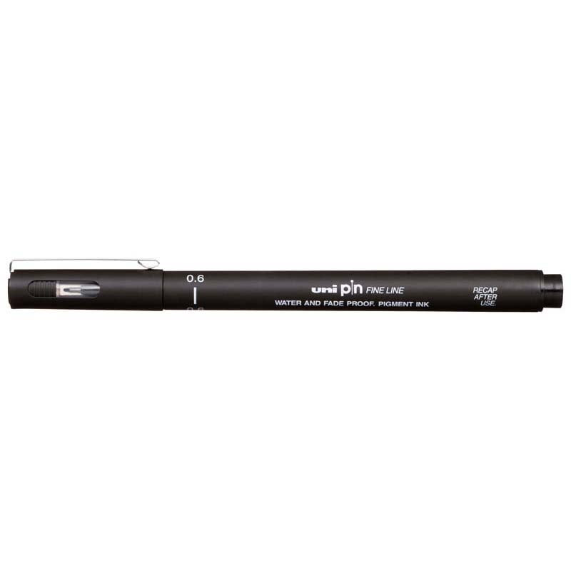 Uni Pin Fineline Permanent 0.6mm Black 06-200 – Northern Hospitality