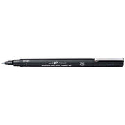Uni Pin Fineline Permanent Brush Black BR-200 - Cafe Supply