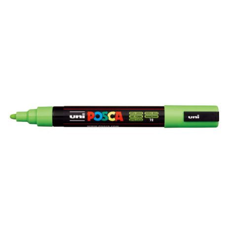 Uni Posca Marker 1.8-2.5mm Med Bullet Apple Green PC-5M - Cafe Supply