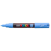 Uni Posca Marker 0.7mm Ultra-Fine Round Tip Sky Blue PC-1M - Cafe Supply