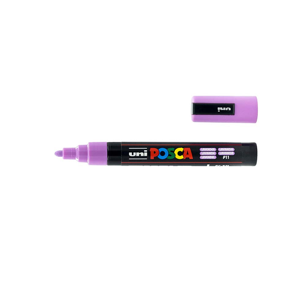 Uni Posca Marker 1.8-2.5mm Med Bullet Lavender PC-5M - Cafe Supply