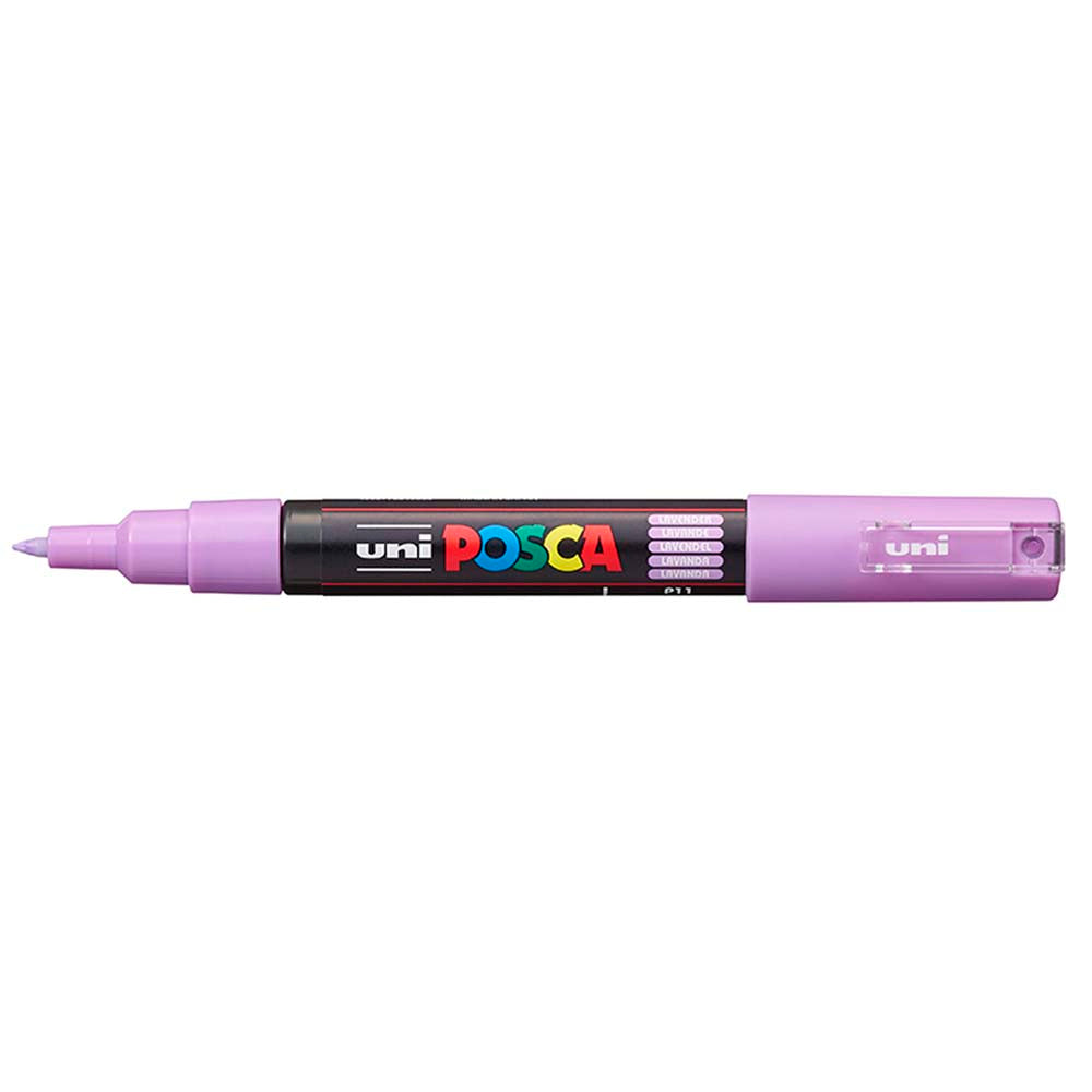 Uni Posca Marker 0.7mm Ultra-Fine Round Tip Lavender PC-1M - Cafe Supply