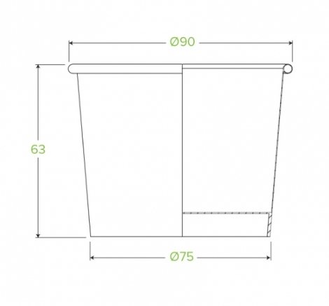 250ML / 8OZ NATURAL BIOBOWL - Cafe Supply