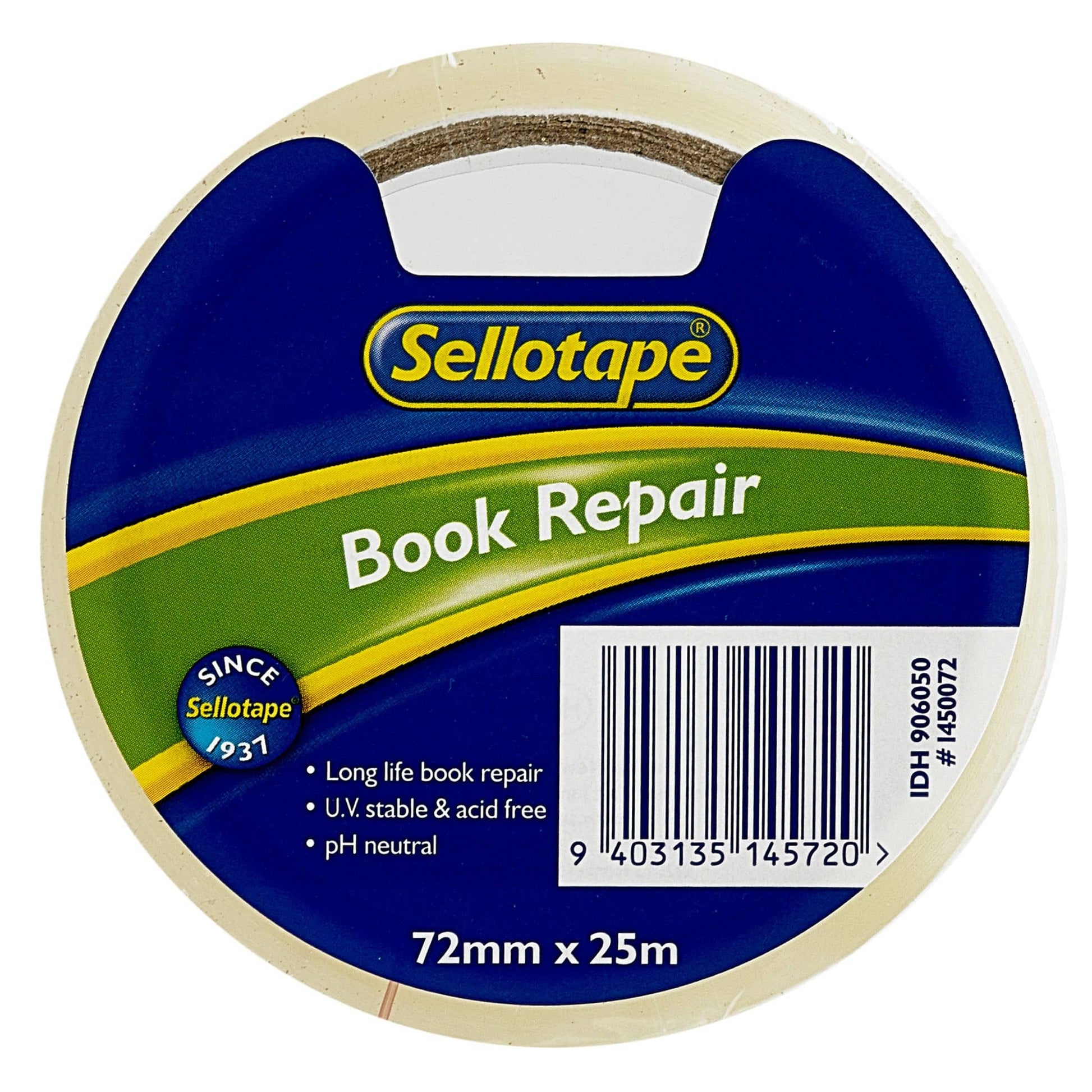 Sellotape 1450 Book Repair 72mmx25m - Cafe Supply