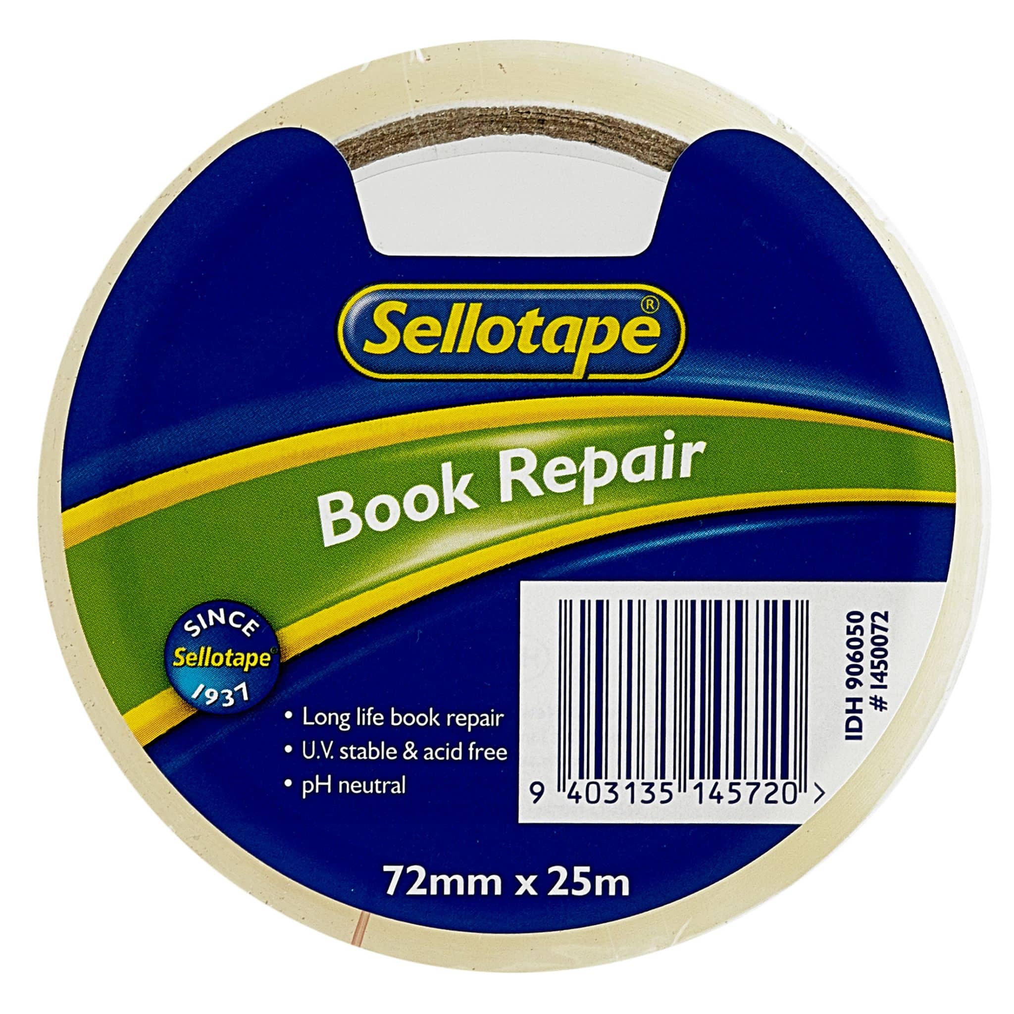 Sellotape 1450 Book Repair 72mmx25m - Cafe Supply