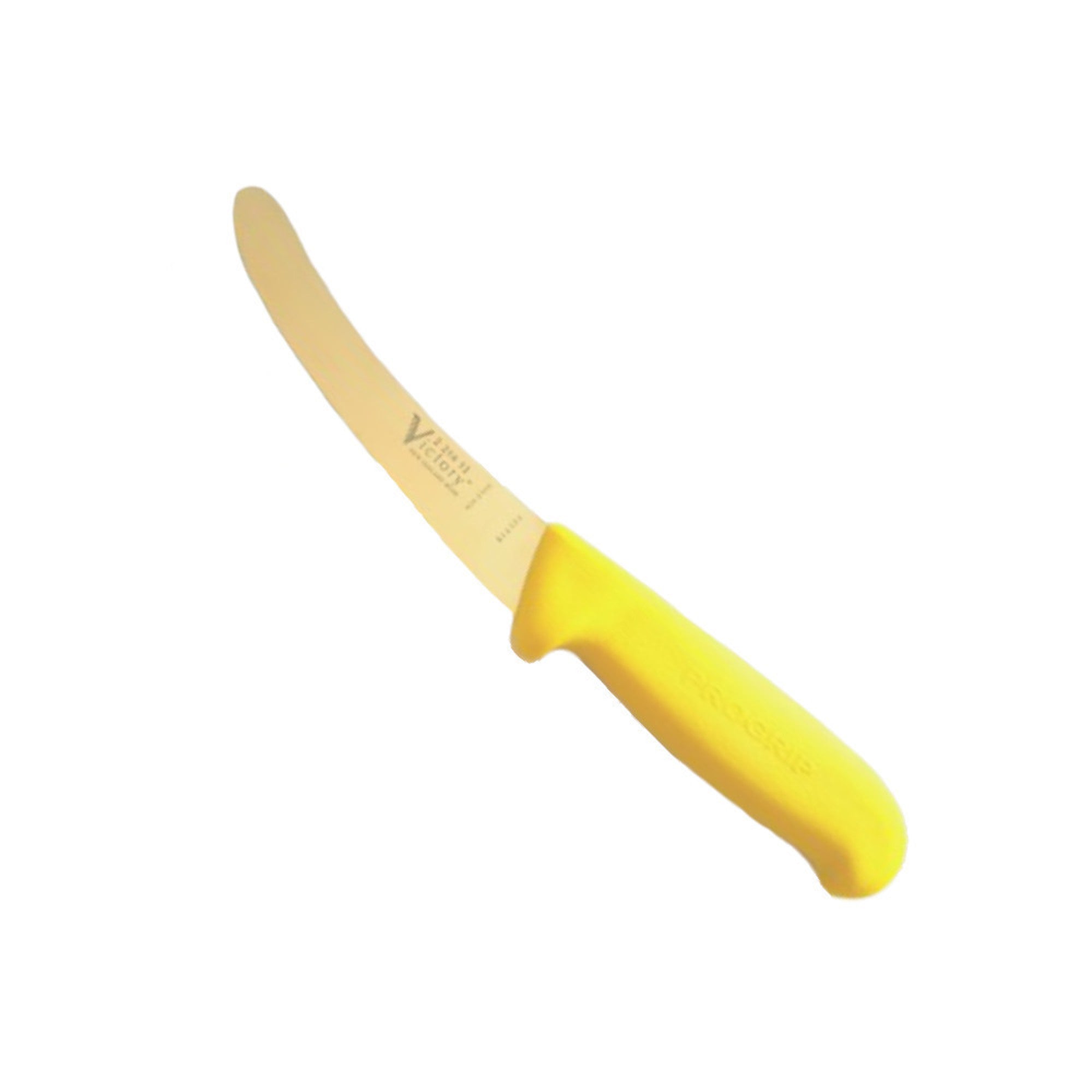Victory Blunt Dough Knife - Progrip Yellow 13cm blade - Cafe Supply