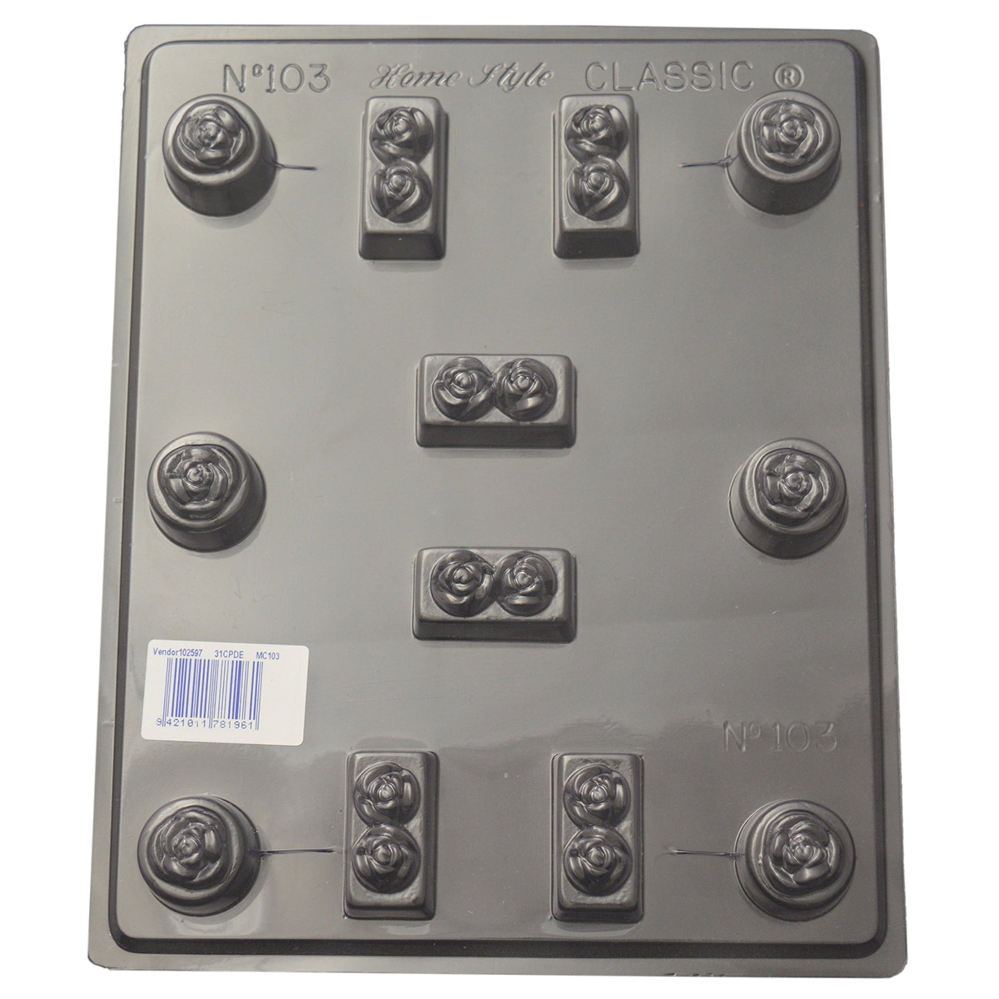 Classic Roses Mould (0.6mm) - Cafe Supply