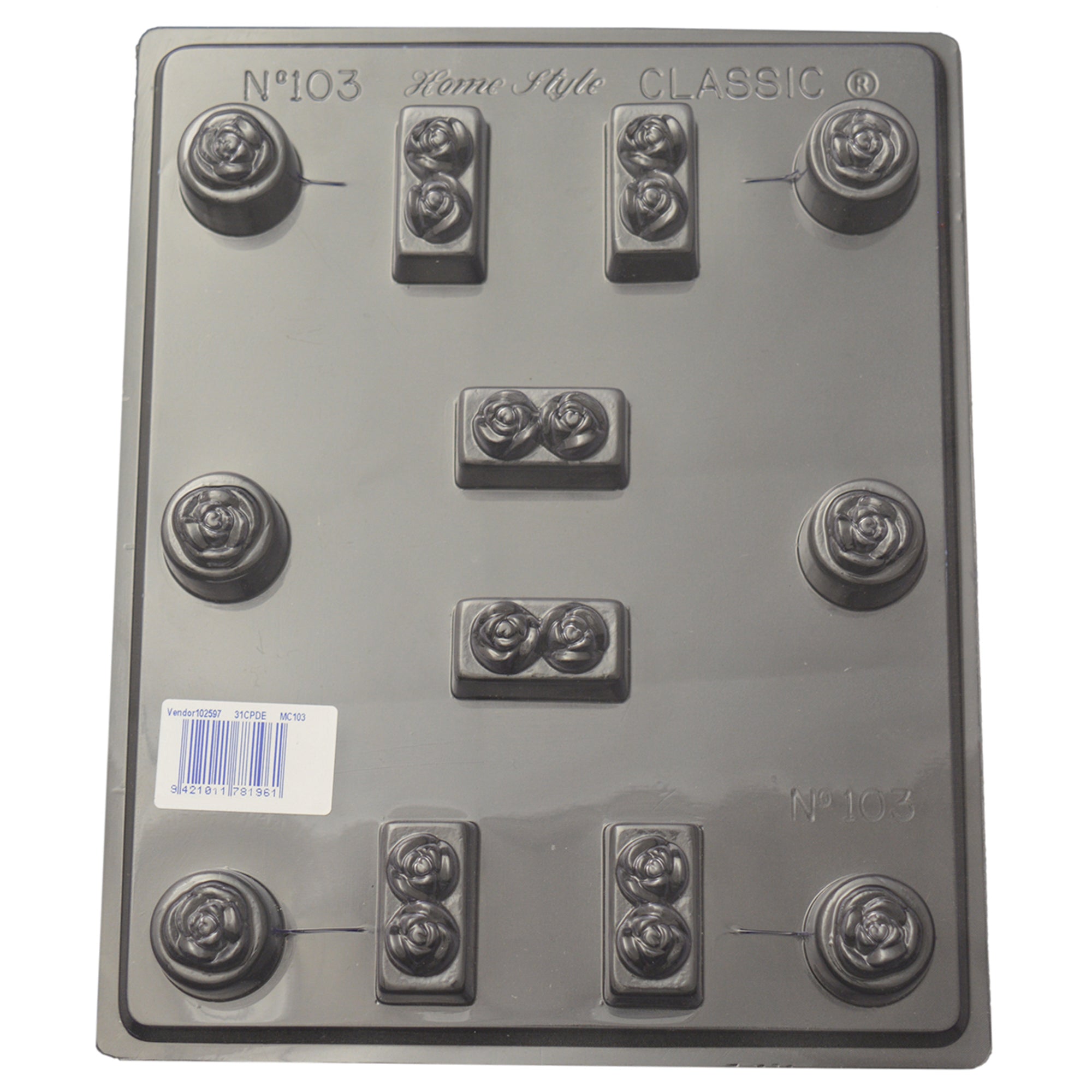 Classic Roses Mould (0.6mm) - Cafe Supply
