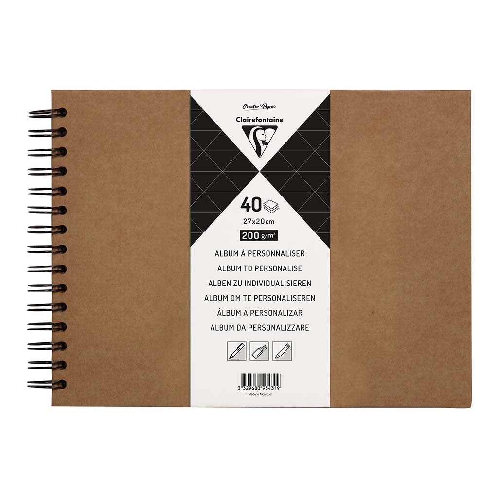 Clairefontaine Hardcover Album 27x20cm Kraft