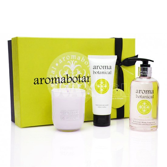 Aromabotanicals 3 Piece Gift Set- Lemongrass & Ginger - Cafe Supply