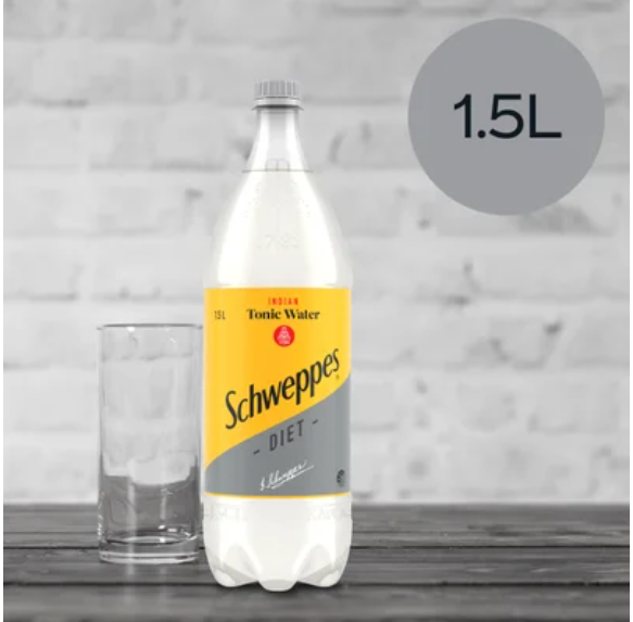 Schweppes Diet Indian Tonic Water 1.5l - Cafe Supply