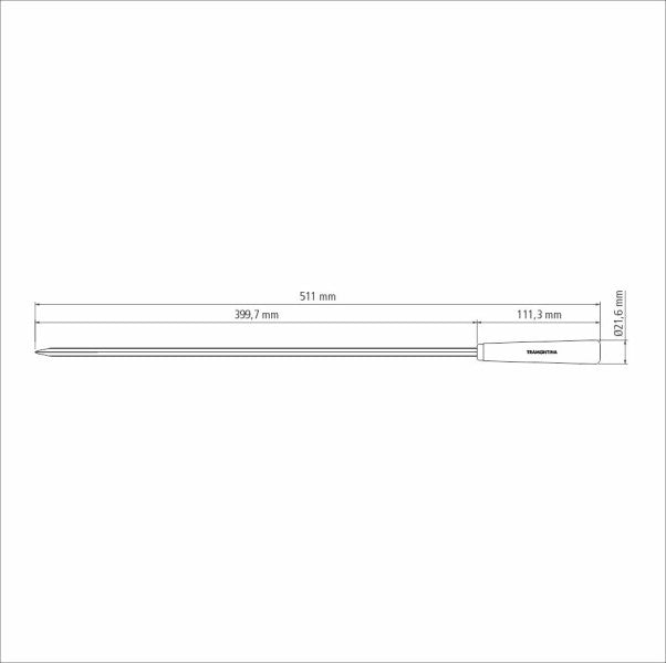 Tramontina Churrasco Skewer 50cm 6 Piece Set