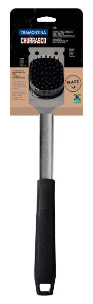 Tramontina Churrasco Black Barbecue Grill Brush 40cm