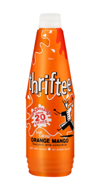 Thriftee Low Calorie Orange Mango Flavoured Drink Concentrate 540ml