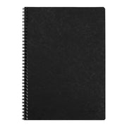 Age Bag Spiral Notebook A4 Lined Black