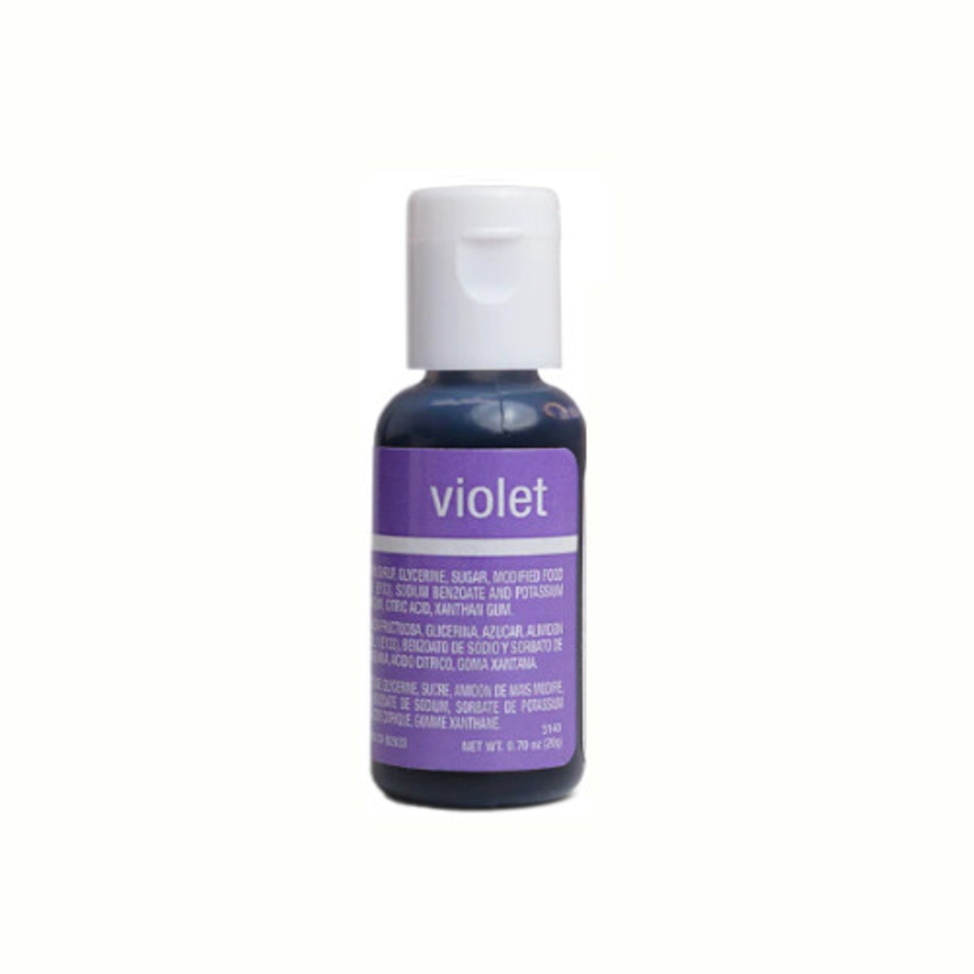 Chefmaster Liqua Gel Violet (Box of 12) - Cafe Supply