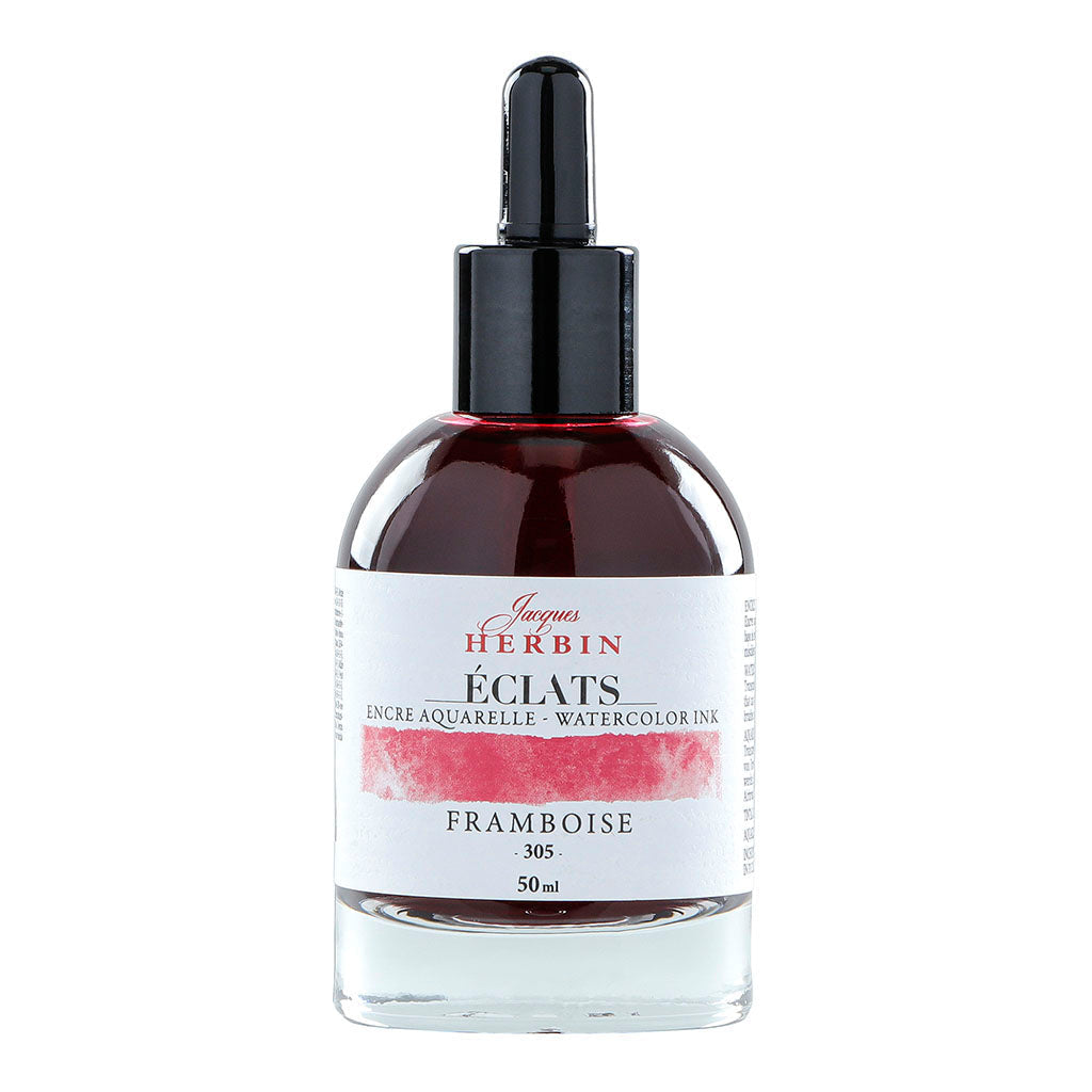 Jacques Herbin Eclats Watercolour Ink 305 Raspberry 50ml