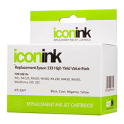 Icon Compatible Epson 133 BCMY Ink Value Pack