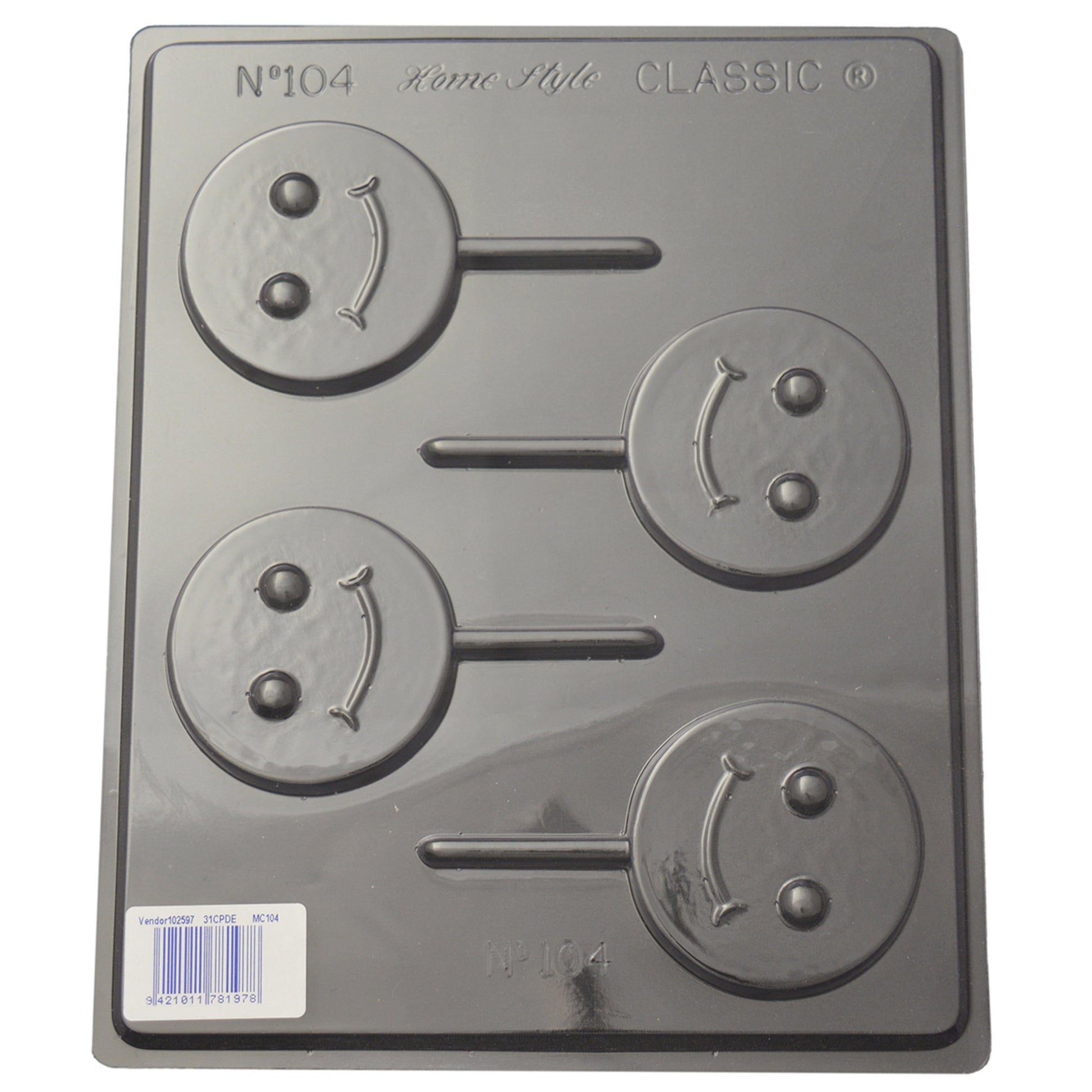 Happy Faces Mould (0.6mm) - Cafe Supply