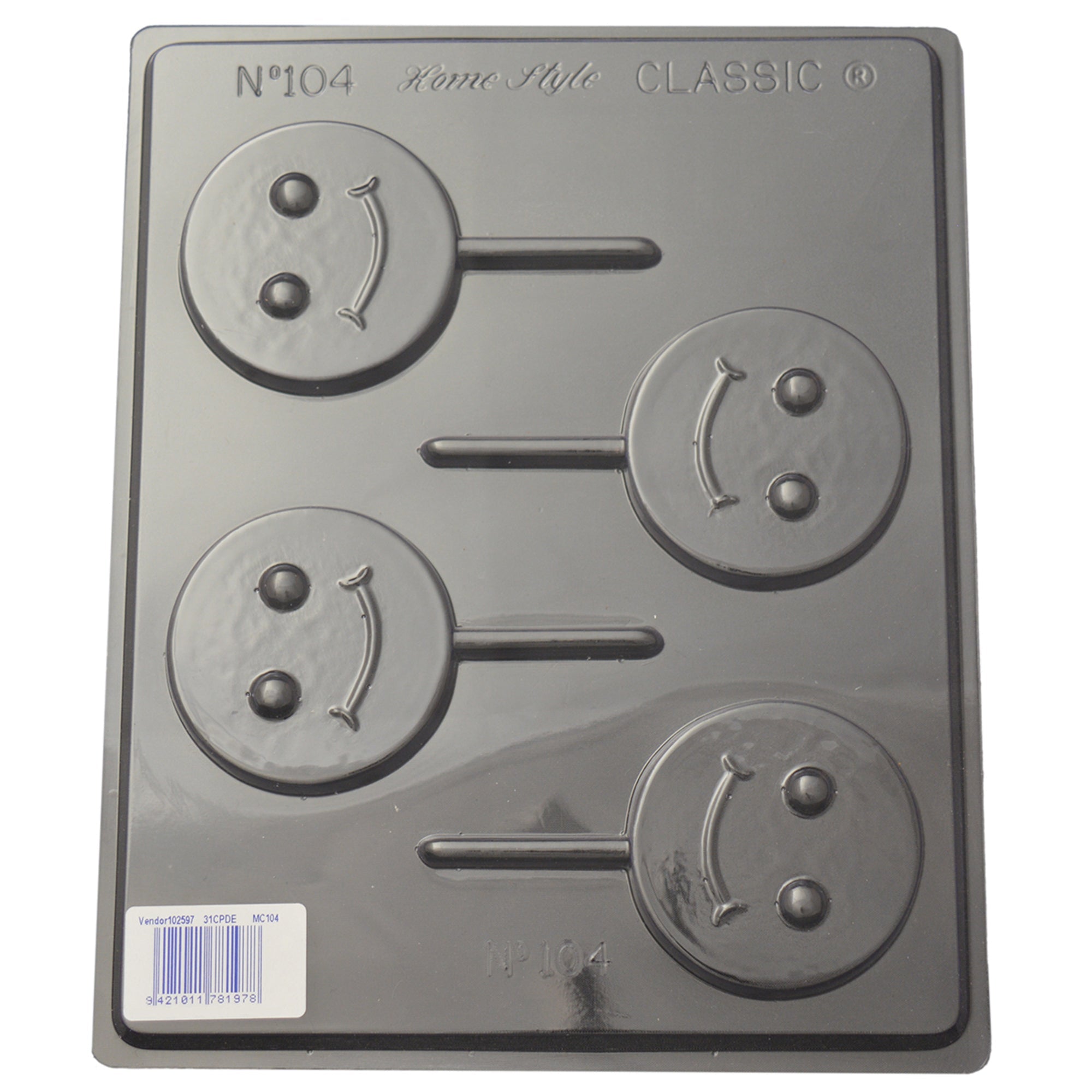 Happy Faces Mould (0.6mm) - Cafe Supply