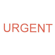 Dixon Stamp 041 Urgent Red Pre Inked - Cafe Supply