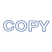 Dixon Stamp 011 Copy Blue Pre Inked - Cafe Supply