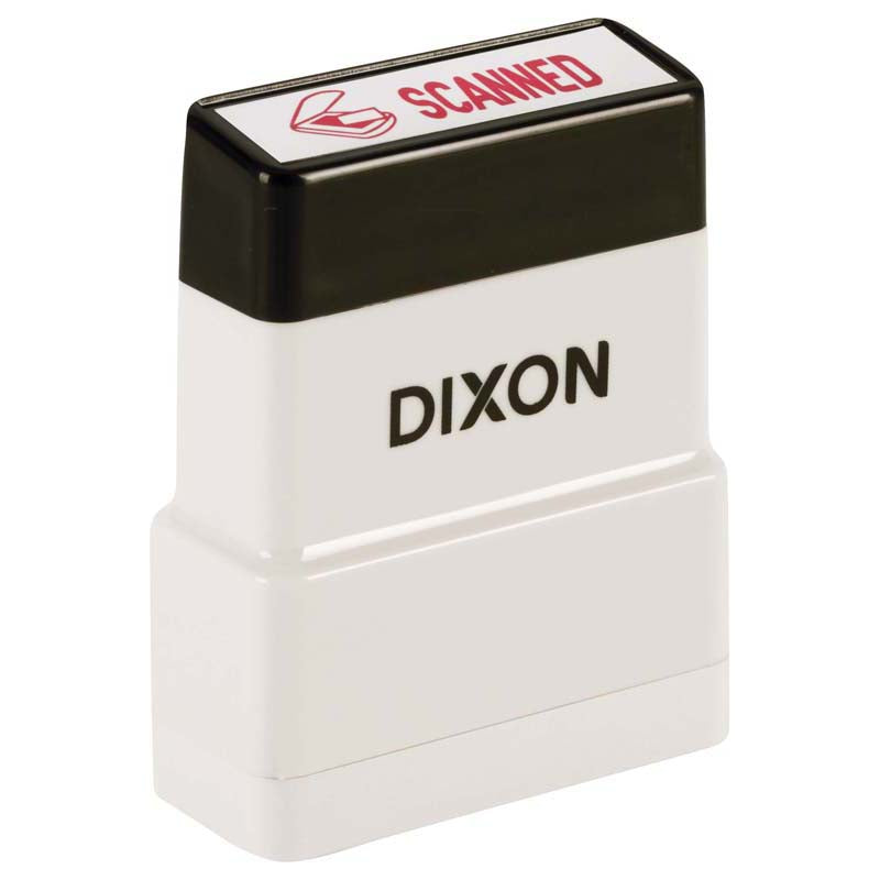 Dixon Stamp 005 Scanned Red Pre Inked - Cafe Supply