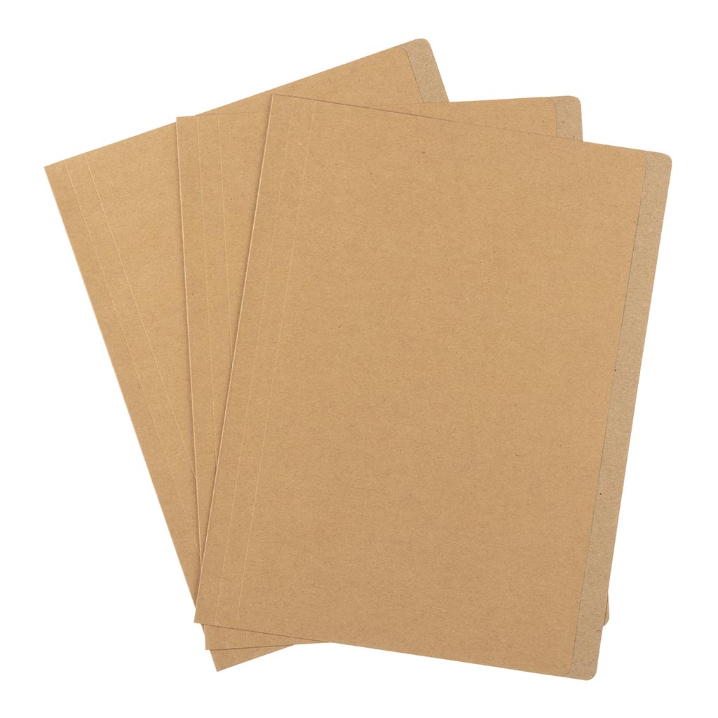 Icon Manilla File Folders A4 Kraft, Pack of 10